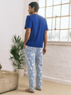 Next Bleu - Ensemble pyjama à manches courtes en jersey Hamish the Highland Cow Clearance