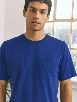 Next Bleu - Ensemble pyjama à manches courtes en jersey Hamish the Highland Cow Clearance