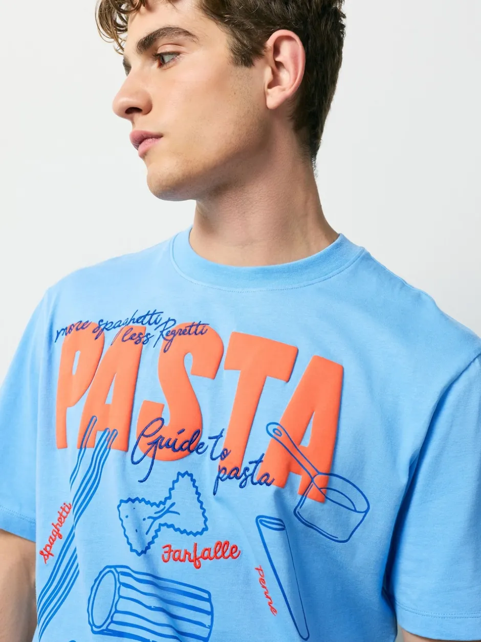 Next Bleu - Ensemble pyjama graphique en jersey à manches courtes Online