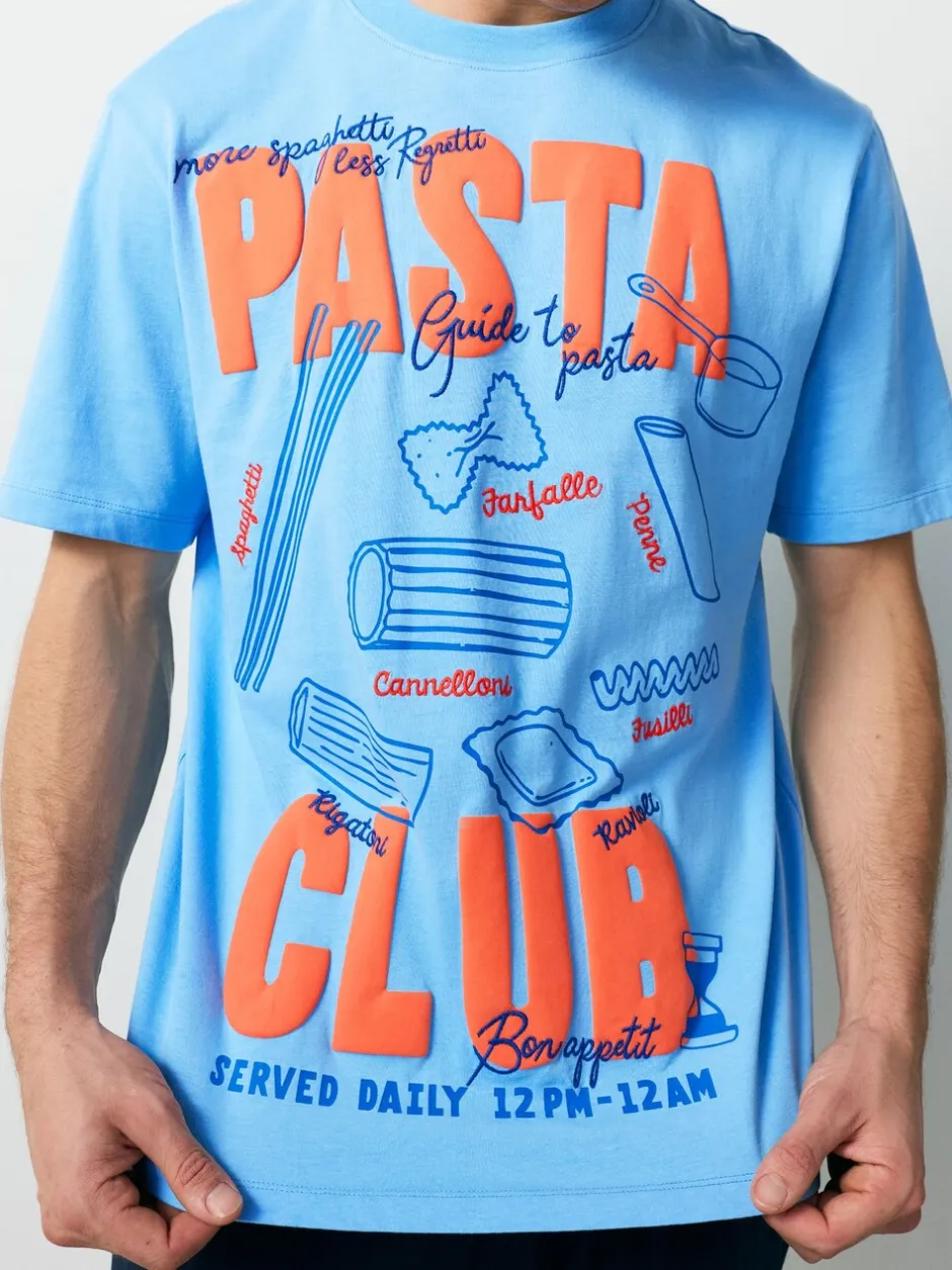 Next Bleu - Ensemble pyjama graphique en jersey à manches courtes Online