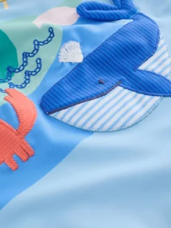 Next Bleu - Ensemble Sunsafe Rash Gilet et short de bain (3mois-7ans) Sale