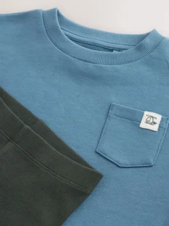 Next Bleu - Ensemble Top et Leggings à manches longues (3mths-7yrs) Clearance