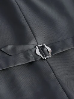 Next Bleu - Gilet de costume en flanelle de laine et cachemire mélangés Signature Zignone Clearance