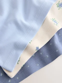 Next Bleu - Gilets cami imprimés à bretelles Lot de 3 (1.5-16ans) Clearance