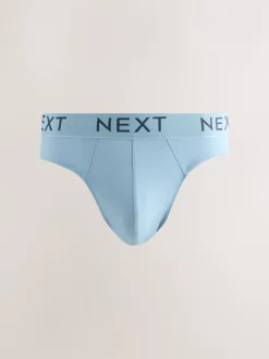 Next Bleu / Gris chiné - Lot de 10 - Slips riches en coton Hot
