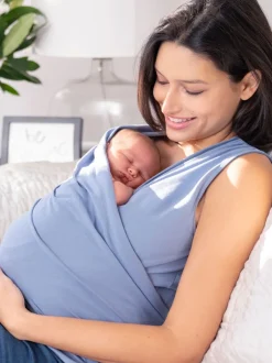 Seraphine Bleu - Haut Skin to Skin bébé sans manches Discount