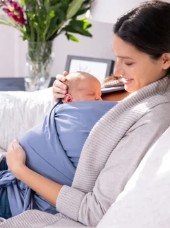 Seraphine Bleu - Haut Skin to Skin bébé sans manches Discount