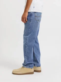 JACK & JONES JUNIOR Bleu - JACK & JONES Jean Chris Junior coupe décontractée Outlet