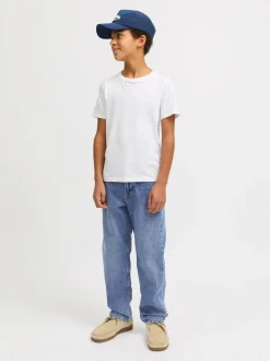 JACK & JONES JUNIOR Bleu - JACK & JONES Jean Chris Junior coupe décontractée Outlet