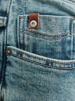 Next Bleu - Jean Signature brossé douillet en laine Clearance