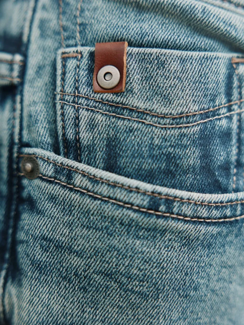 Next Bleu - Jean Signature brossé douillet en laine Clearance