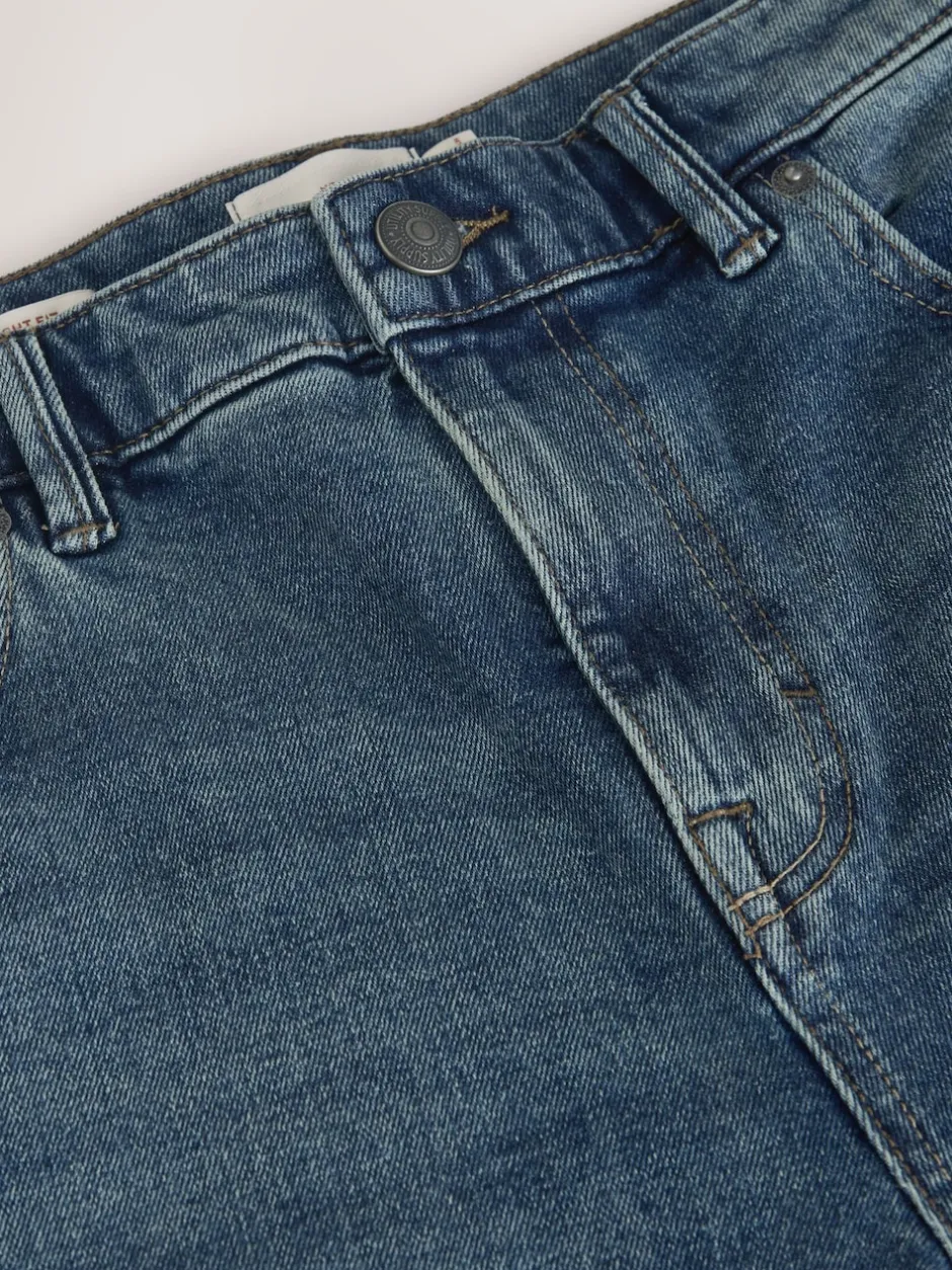 Next Bleu - Jean Signature brossé douillet en laine Clearance