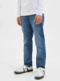 JACK & JONES JUNIOR Bleu - Jean slim Glenn bleu