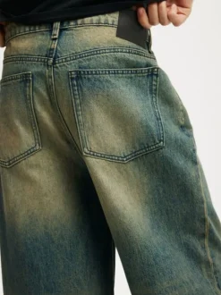 Cotton On - Jean super ample Bleu Outlet