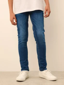 Next - Jeans extensibles (3-17yrs) Bleu Clearance