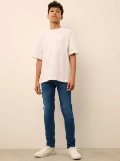 Next - Jeans extensibles (3-17yrs) Bleu Clearance