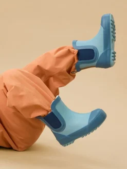 KIDLY by MORI Bleu - Bottes de pluie courtes Outlet