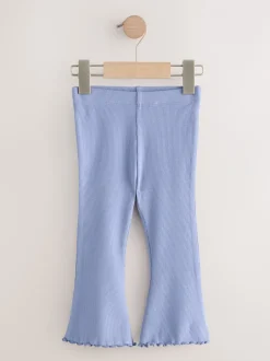 Next - Leggings évasés à côtes (3mths-7yrs) Bleu Online