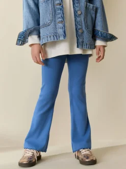 Next - Leggings évasés à côtes (3-16ans) Bleu Online