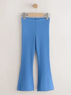 Next - Leggings évasés à côtes (3-16ans) Bleu Online