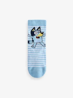Next - Lot 5 paires de chaussettes Character riches en coton Bleu Sale