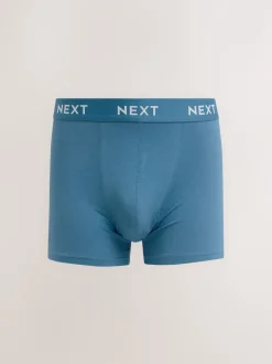 Next Bleu - Lot de 5 - Boxer en coton riche New