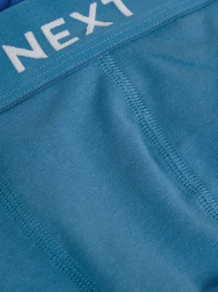 Next Bleu - Lot de 5 - Boxer en coton riche New
