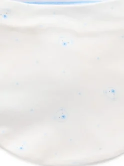 Purebaby Bleu - Lot de 2 bavoirs Essential Dribble Hot