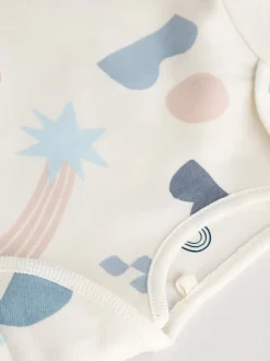 Next Bleu - Lot de 5 bodys à manches longues pour bébé Best