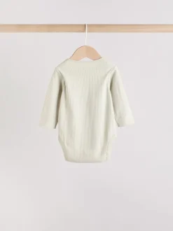 Next Bleu - Lot de 5 bodys à manches longues pour bébé Outlet