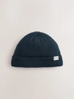 Next Bleu - Lot de 2 bonnets en maille bébé (0mois-2ans) Clearance