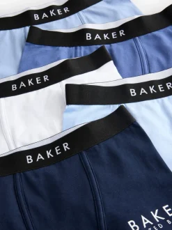 Baker by Ted Baker Bleu - Lot de 5 boxers Clearance