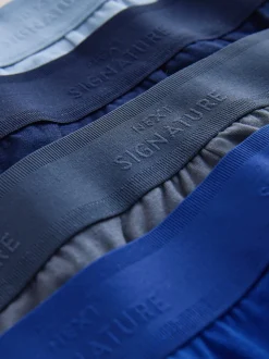 Next Bleu - Lot de 4 boxers Signature Comfort bleus New