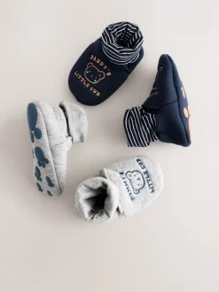 Next Bleu - Lot de 2 chaussettes bébé maman et papa (0-24 mois) (0-18mois) New