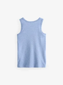 Next - Lot de 5 débardeurs (1.5-16ans) Bleu Clearance