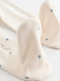 Next - Lot de 3 dors-bien bébé zippés (0-2ans) Bleu New