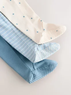 Next - Lot de 3 dors-bien bébé zippés (0-2ans) Bleu New