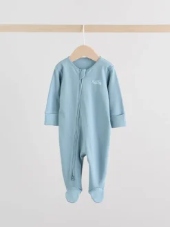 Next - Lot de 3 dors-bien bébé zippés (0-2ans) Bleu New