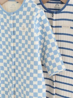 Next Bleu - Lot de 2 dors-bien matelassés pour bébé Outlet