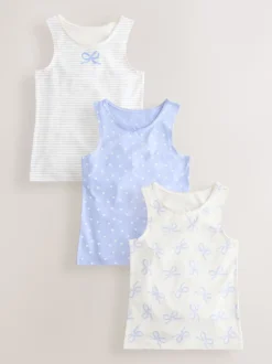 Next Bleu - Lot de 3 gilets imprimés (1.5-16ans) New