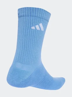 adidas - Lot de 6 paires de chaussettes à logo Bleu