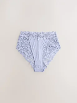 Next - Lot de culottes en dentelle Ultimate Comfort 2 Bleu Discount