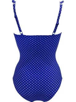 Pour Moi Bleu - Maillot de bain Sicily Tummy Control à volants Sale