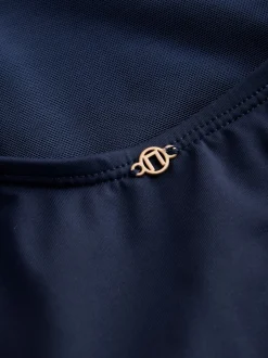 Next Bleu - Maillot de bain Scoop avec contrôle du ventre Discount