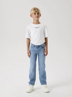 Name It Bleu - Jean coupe droite Sale