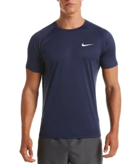 Nike Bleu - Manches courtes Hydroguard Sun Safe Rash Vest Outlet
