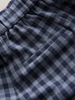 Next Bleu - Pantalon coupe ballon vichy Online