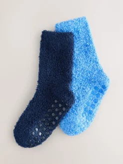 Next - Paquet de chaussettes douillettes 2 Bleu Hot