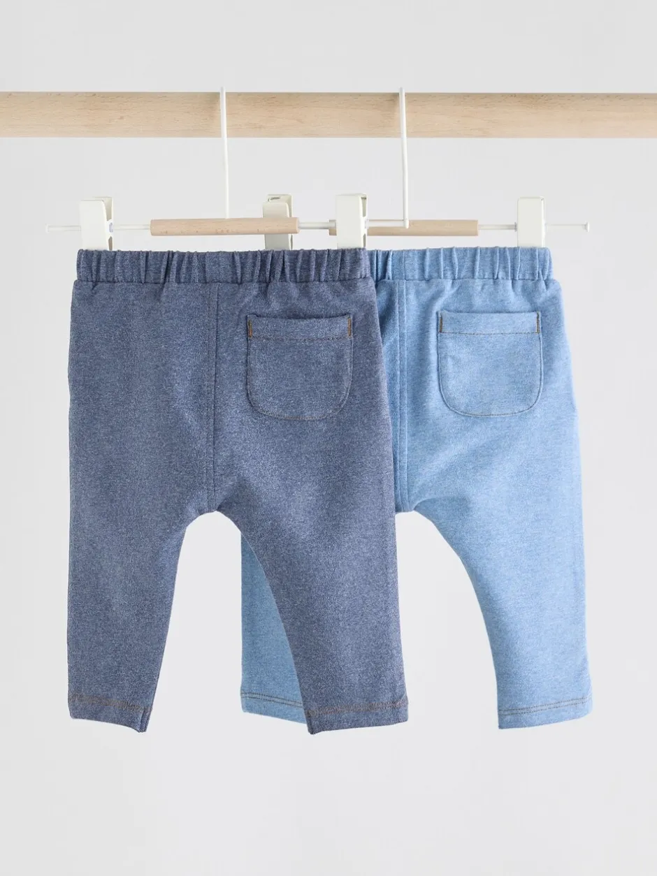 Next Bleu - Paquet de jambières pour bébé 2 (0mois-2ans) Hot