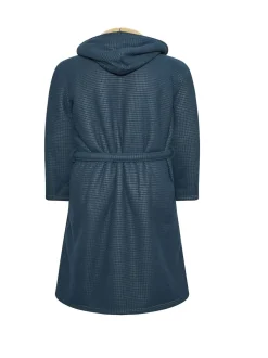 BadRhino Big & Tall Bleu - Peignoir gaufré en peau de mouton Clearance